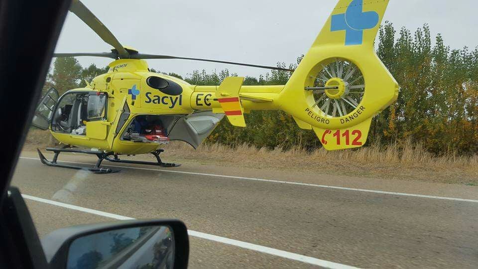 Dos heridos en un accidente de tráfico en Santa Marina del Rey