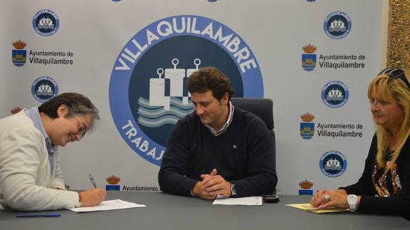 Villaquilambre y la Asociación Valponasca sellan su colaboración