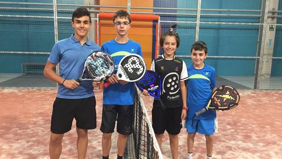 Diego Quintanilla y David Lorenzana ganan la I Liga Infantil Tenis5padel