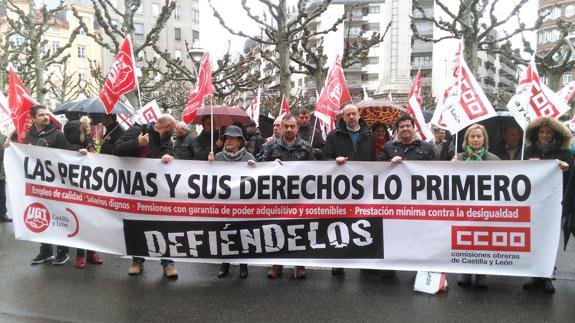 CCOO y UGT lleva a la calle la lucha en defensa del diálogo social y los derechos laborales