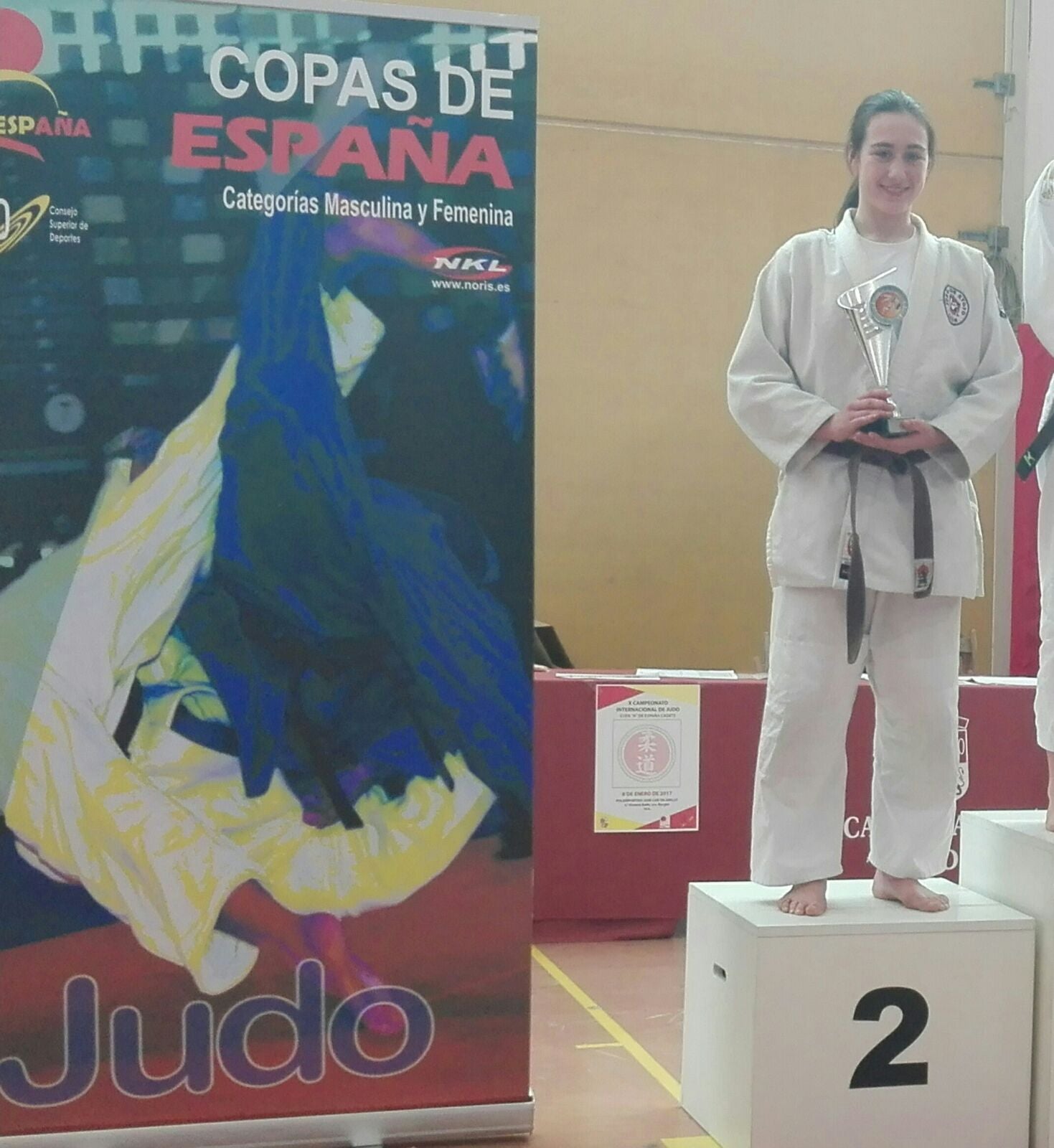 Daniela Agudo, subcampeona de la Copa de España