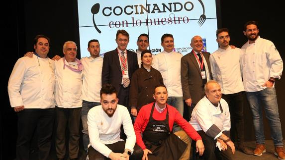 León y Valladolid cocinan en Fitur para poner en valor los productos de calidad de ambas provincias