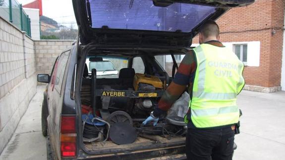 Detenidas cinco personas y esclarecidos 20 delitos de robo de cable de cobre