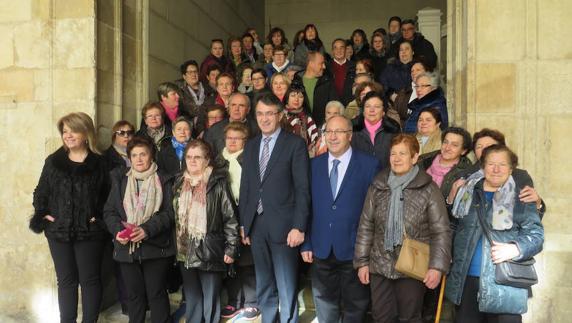 La Diputación recibe a tres grupos del programa Educación de Adultos que se ha retomado este año en el área rural de la provincia