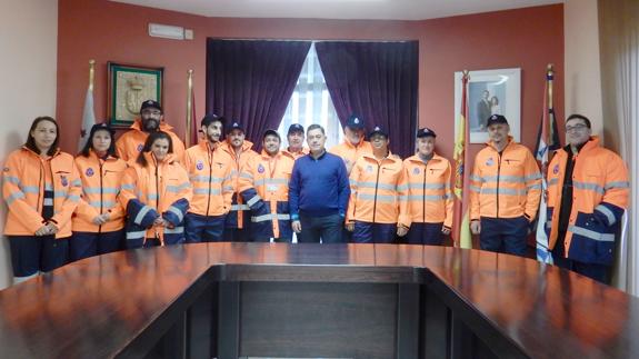 Un total de 17 voluntarios forman la nueva Protección Civil de Cuadros