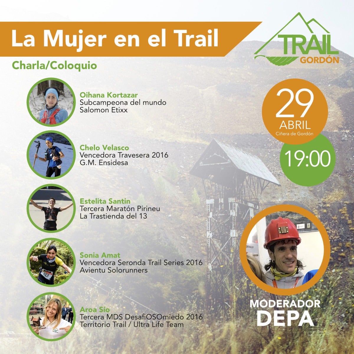 Trail Gordón habla en femenino