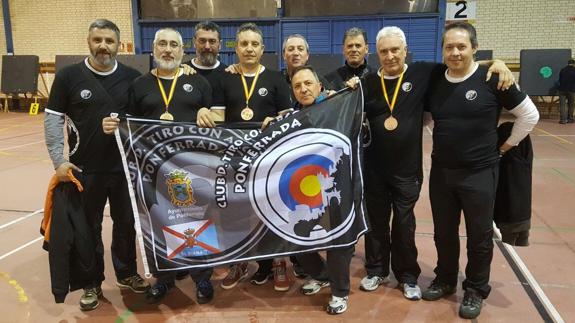 Baño de oro y bronce para el Club de Tiro con Arco de Ponferrada