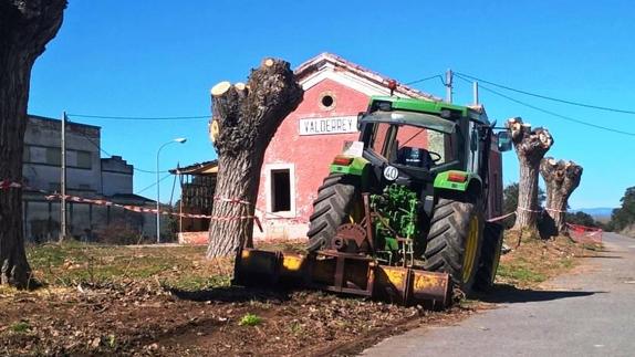 La estación de Valderrey vuelve a la vida