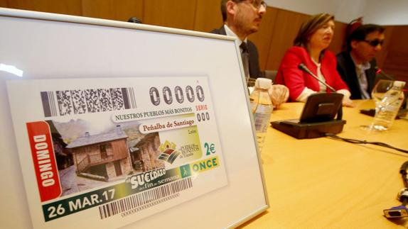 Peñalba de Santiago en un cupón