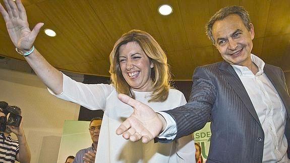 Zapatero cree que Susana Díaz tiene «más madera de líder» que sus oponentes
