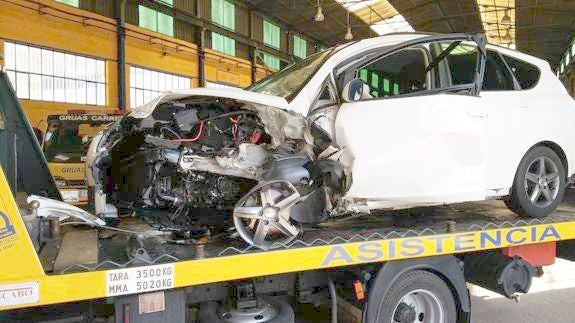 Tres heridos tras un accidente subiendo el Puerto de Pajares