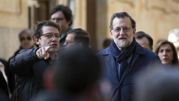 Rajoy, Sáenz de Santamaría y Cospedal respaldarán la elección de Mañueco como presidente del PPCyL