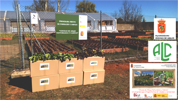 Chozas de Abajo hace entrega de los productos ecológicos del vivero municipal a la Asociación Leonesa de Caridad