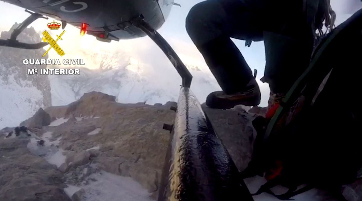 «Había una ventana de visibilidad y tuvimos media hora para evacuar a los fallecidos», asegura el Greim