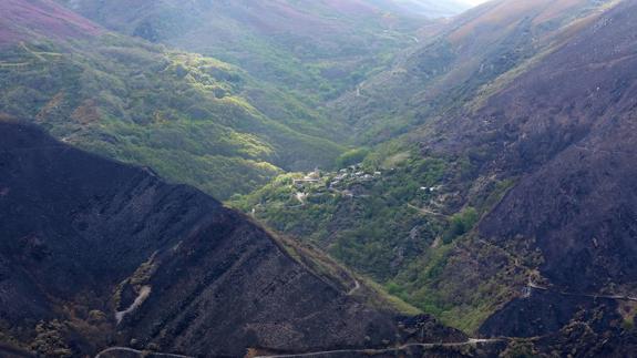 El Gobierno invertirá 250.000 euros en actuaciones urgentes en el Valle del Oza tras el incendio