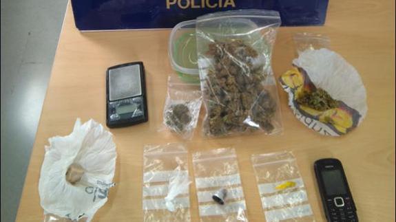 La Policía detiene a dos personas en Ponferrada por traficar con drogas en zonas de ocio