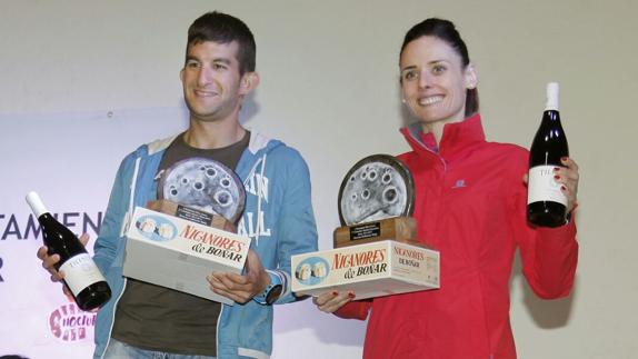 Diego Alonso y Victoria Santamaría triunfan en Boñar