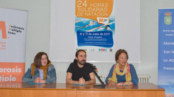 24 horas de natación en favor de una gran iniciativa de la Asociación de Esclerosis Múltiple de León